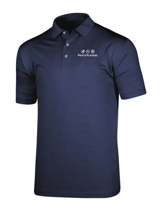 Callaway Vibrant Navy Ventilated Polo w/Peace Players Logo