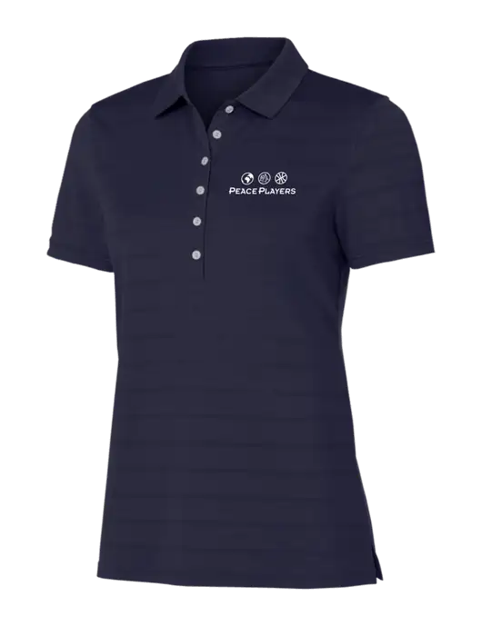 Callaway Womens Navy Ventilated Polo w/Peace Players Logo