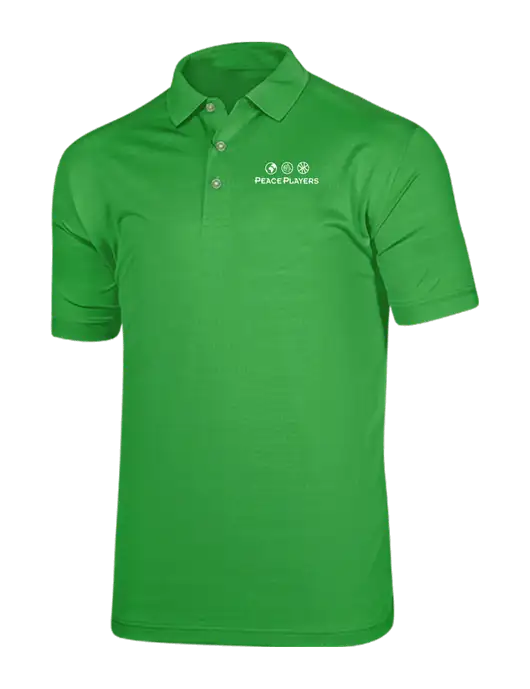 Callaway Vibrant Kelly Green Ventilated Polo w/Peace Players Logo