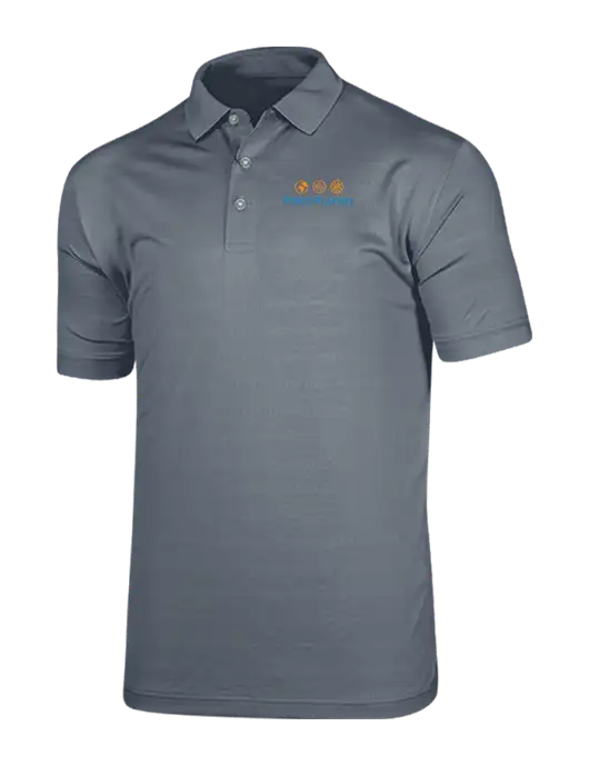 Callaway Vibrant Light Grey Ventilated Polo w/Peace Players Logo