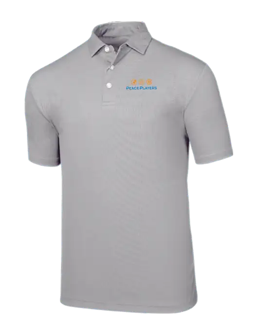 Callaway Birdseye Light Grey Polo w/Peace Players Logo
