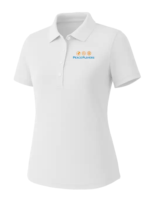 Callaway Womens Core Bright White Performance Polo w/Peace Players Logo