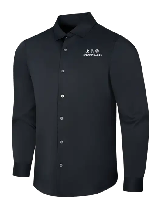 Black City Stretch Shirt w/Peace Players Logo