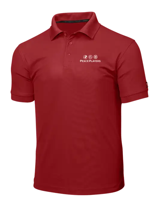 OGIO Red Caliber 2.0 Polo w/Peace Players Logo