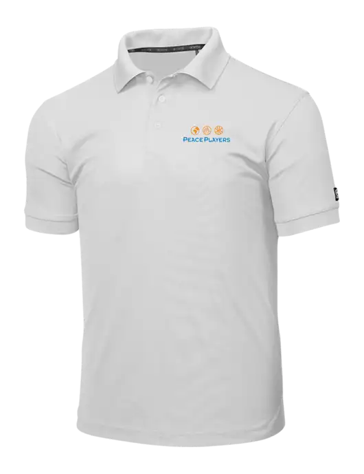 OGIO Bright White Caliber 2.0 Polo w/Peace Players Logo