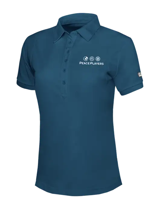 OGIO Womens Light Navy Jewel Polo w/Peace Players Logo