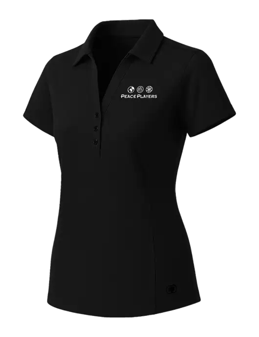 OGIO Womens Blacktop ONYX Polo w/Peace Players Logo