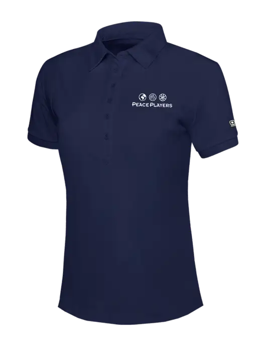 OGIO Womens Navy Jewel Polo w/Peace Players Logo