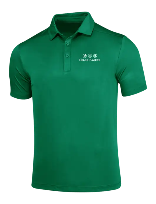 Kelly Green Posi-UV Pro Polo w/Peace Players Logo