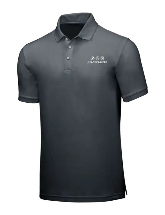 Dark Grey Core Classic Pique w/Peace Players Logo