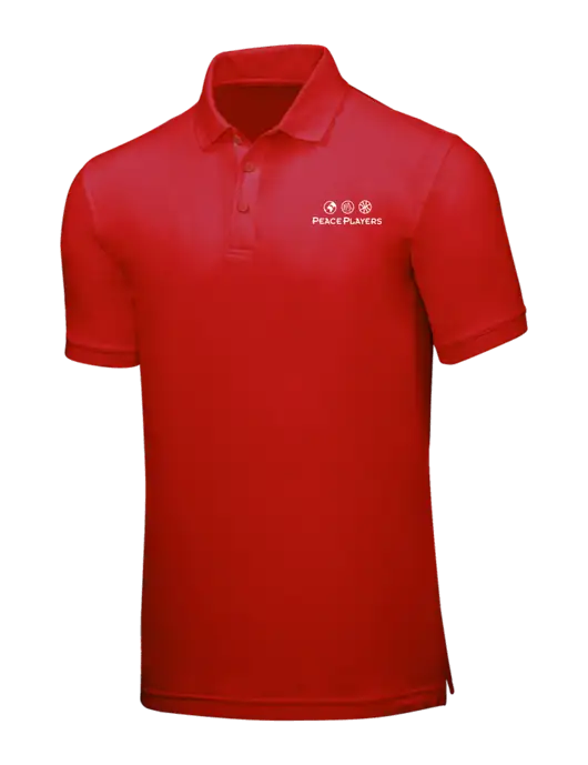 Red Core Classic Pique w/Peace Players Logo