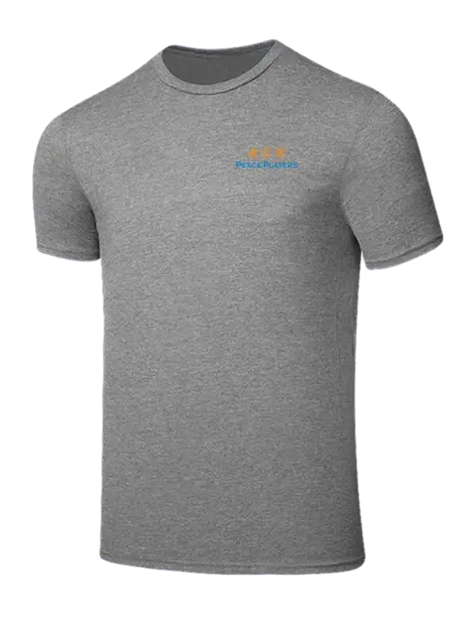 Seriously Soft Grey Frost T-Shirt w/Peace Players Logo