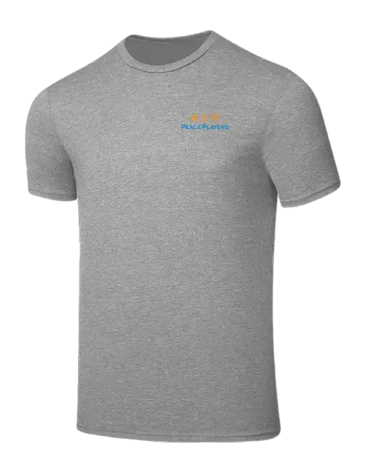 Seriously Soft Light Heather Grey T-Shirt w/Peace Players Logo
