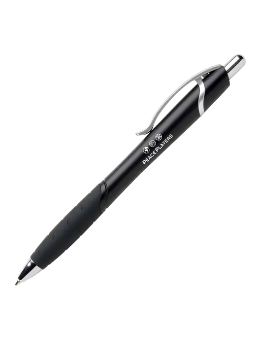 Summerhill Black Pen - Black Ink w/Peace Players Logo