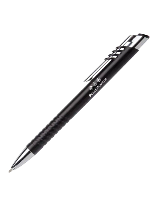 Schirhart Black Pen - Black Ink w/Peace Players Logo