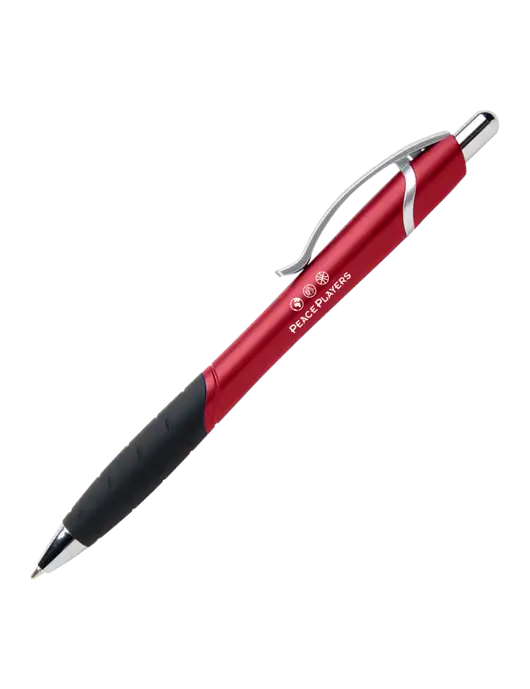 Summerhill Red Pen - Black Ink w/Peace Players Logo