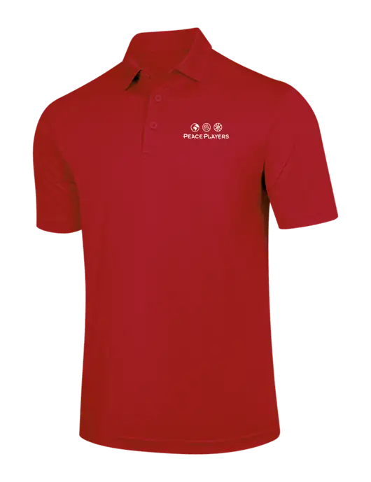 Red PosiCharge Competitor Polo w/Peace Players Logo