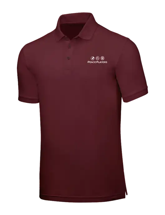 Maroon Core Classic Pique w/Peace Players Logo
