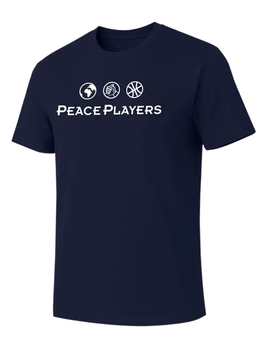 Allmade Dark Navy Organic Cotton Tee w/Peace Players Logo