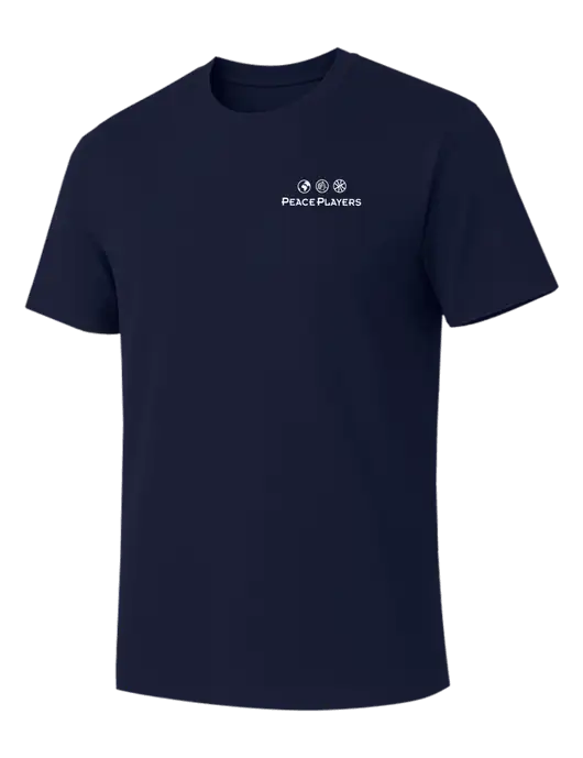 Allmade Dark Navy Organic Cotton Tee w/Peace Players Logo