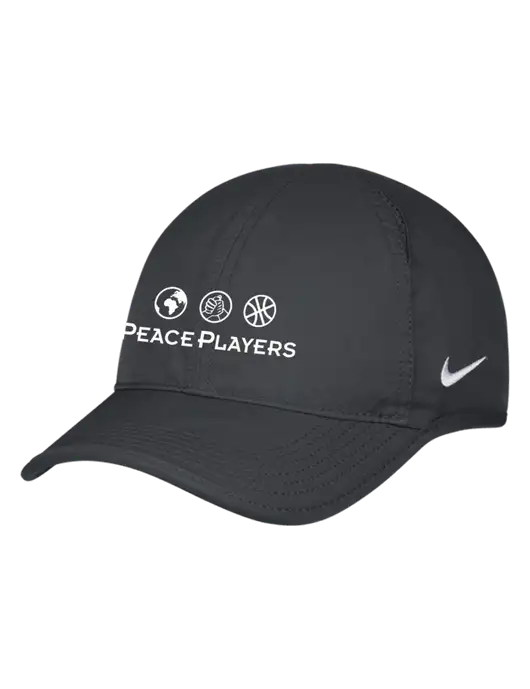 Nike Charcoal Featherlight Cap w/Peace Players Logo