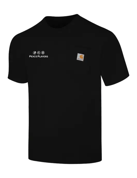 Carhartt Workwear Black Pocket Short Sleeve T-Shirt w/Peace Players Logo