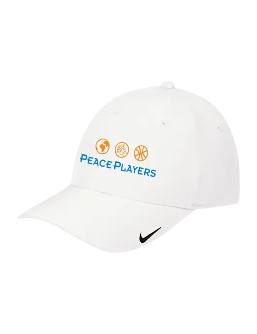 Nike White Dri-FIT Legacy Cap w/Peace Players Logo