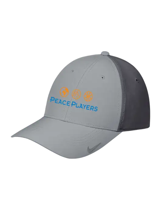 Nike Light Grey/Dark Grey Dri-FIT Legacy Cap w/Peace Players Logo
