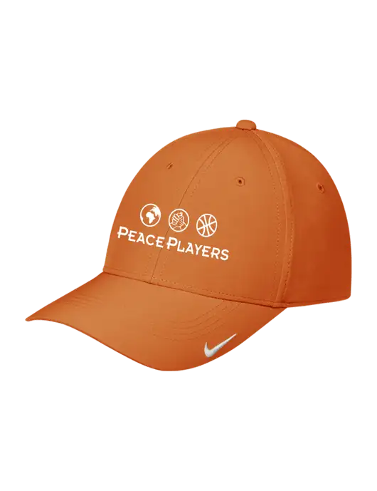 Nike Burnt Orange Dri-FIT Legacy Cap w/Peace Players Logo