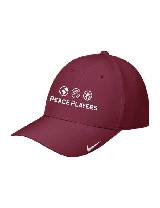 Nike Maroon Dri-FIT Legacy Cap w/Peace Players Logo