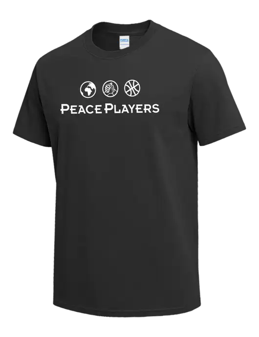 Charcoal Heavyweight 6.1 oz T-Shirt w/Peace Players Logo